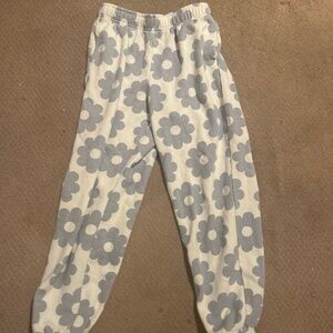 pacsun flower sweatpants